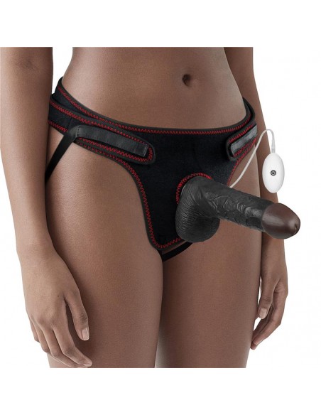 Arnes Ajustable con Dildo 10 Funciones 70