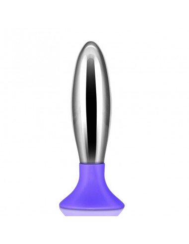 Plug Anal Bobby Metal y Silicona Purpura