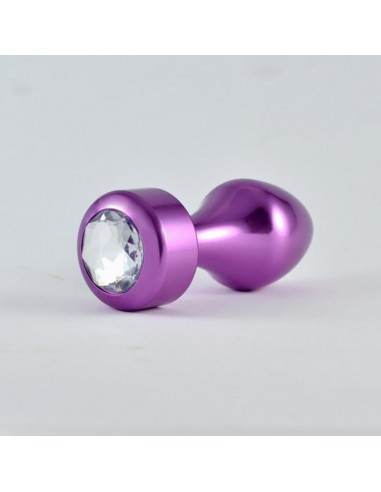 Plug Anal Purpura Rosebud con Joya