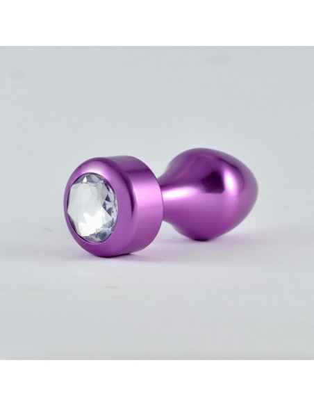 Plug Anal Purpura Rosebud con Joya