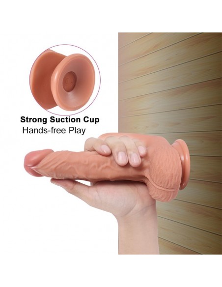 Haydon Dildo con 20 Modos de Vibracion y Estimulador de Clitoris