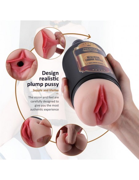 Masturbador Masculino Vagina Botella de Licor