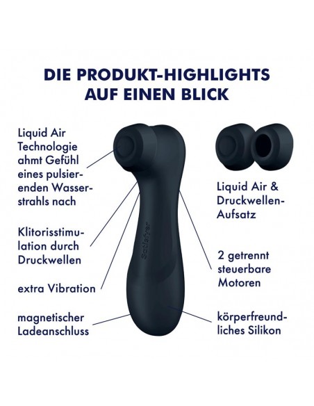 Pro 2 Gener 3 Liquid Air Technology Succion y Vibracion Negro