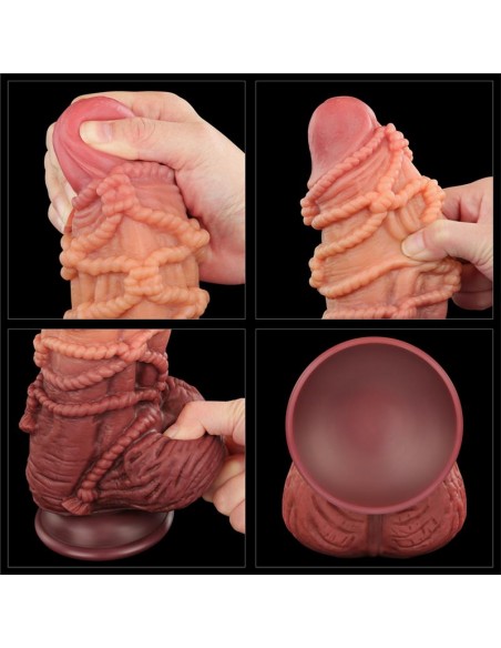 Dildo Dual Layer Tamano King Nature 95