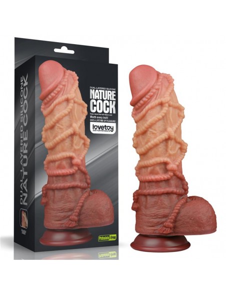 Dildo Dual Layer Tamano King Nature 105