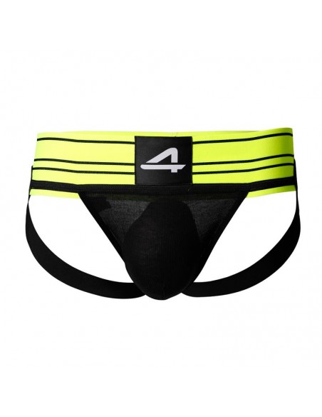 C4M15 Suspensorio Estilo Rugby Neon Lime