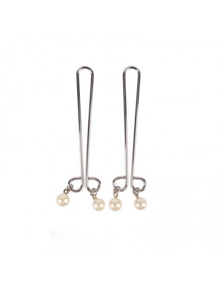 Senuelo Pinzas para Pezones co Perlas