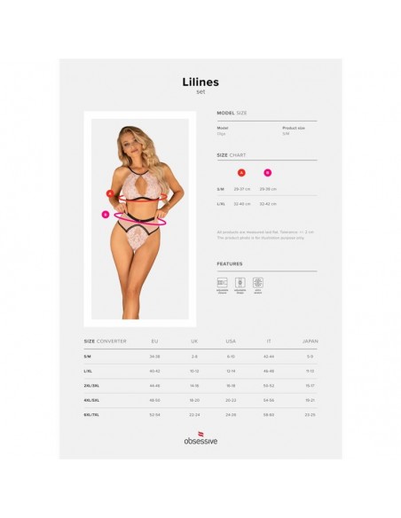 Lilines Set de Sujetador y Braguitas