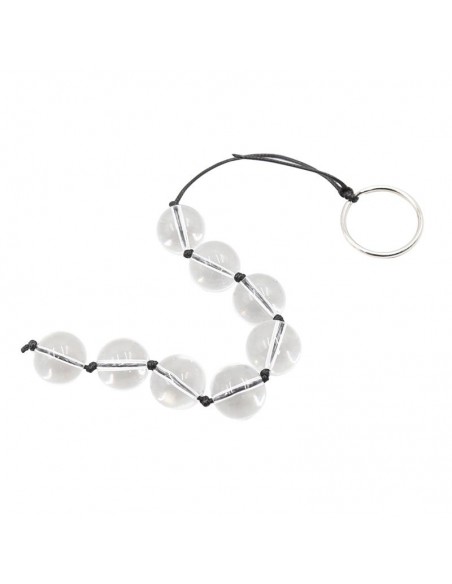 Cadena Anal con Bolas de Cristal 4 Tamanos