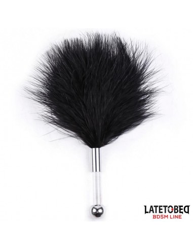 Estimulador de Plumas con Mango de Metal
