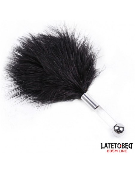 Estimulador de Plumas con Mango de Metal