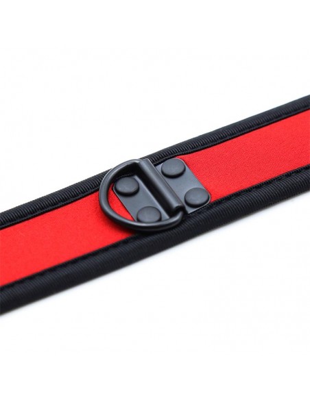 Collar de Neopreno Ajustable Rojo