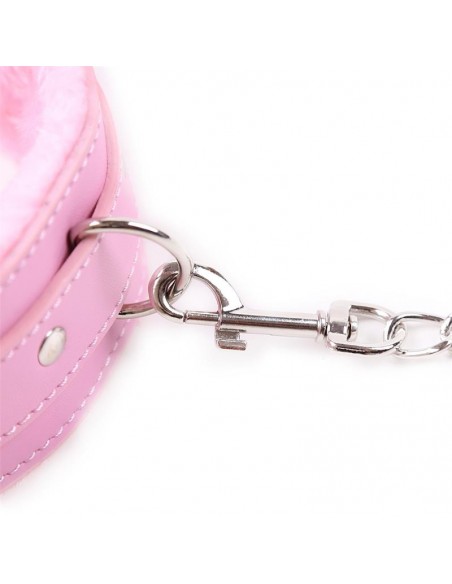 Collar con Correa Rosa Pastel