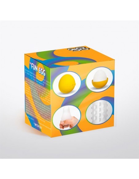 Grovy Huevo Masturbador Elastico Amarillo