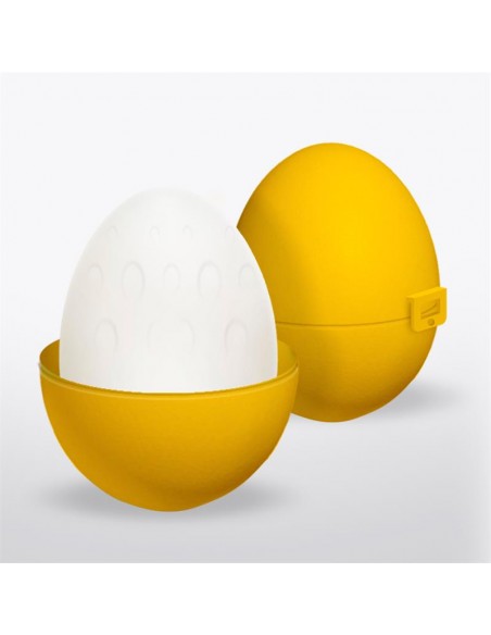 Grovy Huevo Masturbador Elastico Amarillo