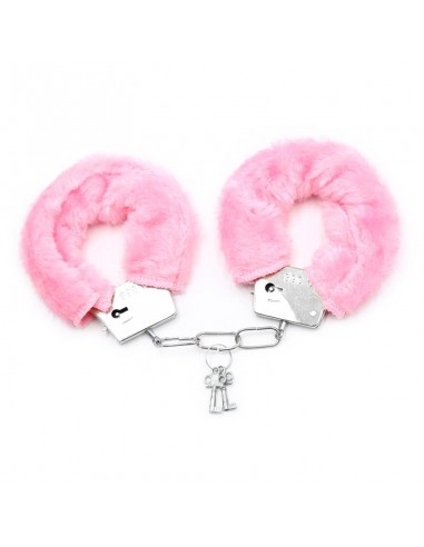 Esposas de Metal para Munecas con Pelo Rosa