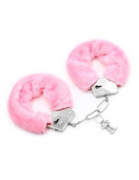 Esposas de Metal para Munecas con Pelo Rosa