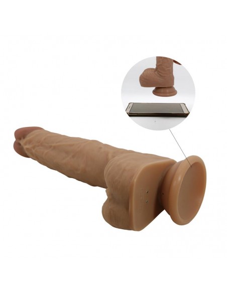 Jonathan Dildo con Vibracion y Empuje Control Remoro