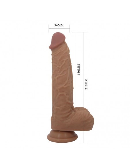 Jonathan Dildo con Vibracion y Empuje Control Remoro