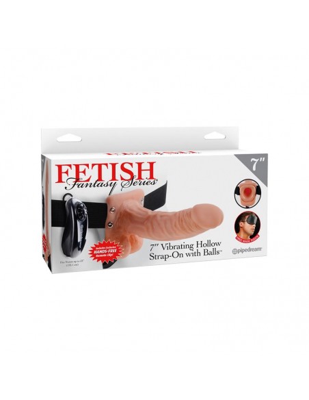 Arnes con Dildo Hueco y Vibracion 7