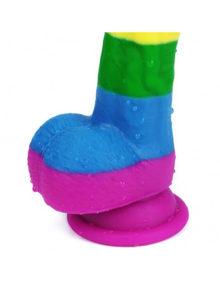 Dildo Prider 8 Silicona Liquida LGBT