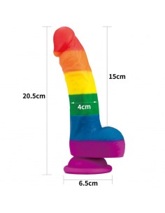 Dildo Prider 8 Silicona Liquida LGBT 2