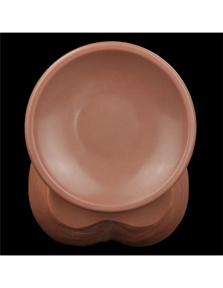 Dildo Dual Density Piel Desizante Retractil 115