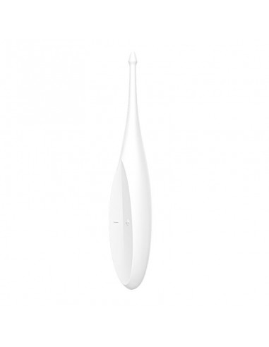 Twirling Fun Varita Vibradora Silicona USB Blanco