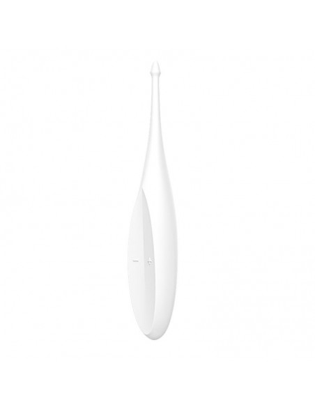 Twirling Fun Varita Vibradora Silicona USB Blanco