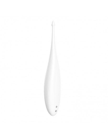 Twirling Fun Varita Vibradora Silicona USB Blanco