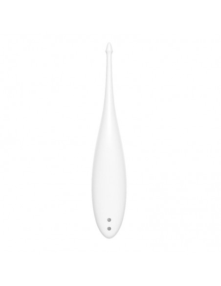 Twirling Fun Varita Vibradora Silicona USB Blanco