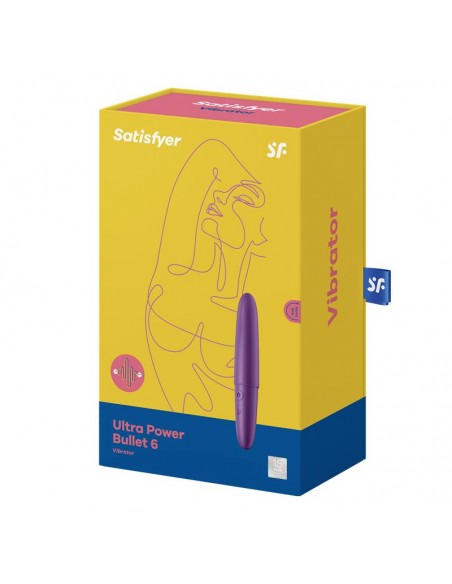 Ultra Power Bullet 6 Bala Vibradora Violet