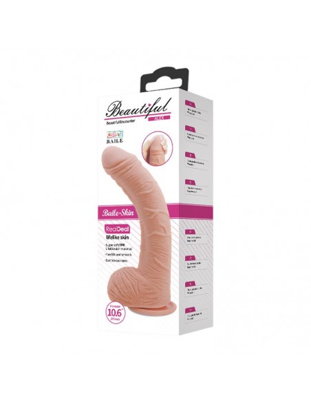 Alex Dildo con Testiculos Punto G con Ventosa Natural