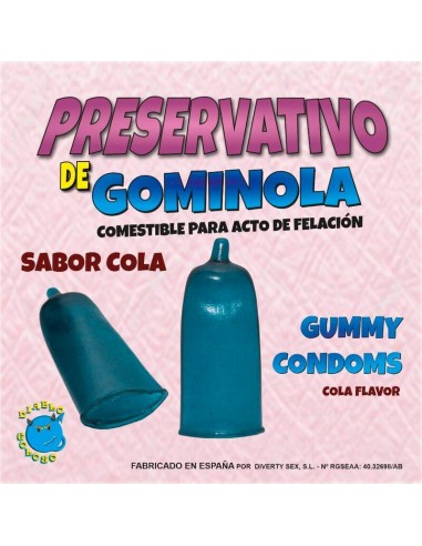Preservativo de Gominola Sabor Cola