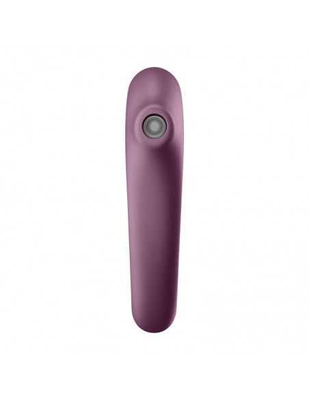 Dual Kiss Succionador y Vibrador 2 en 1 Rojo Vino