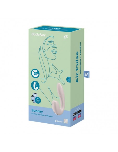 Sunray Succionador y Vibrador 2 en 1 Super Flexible Rosa