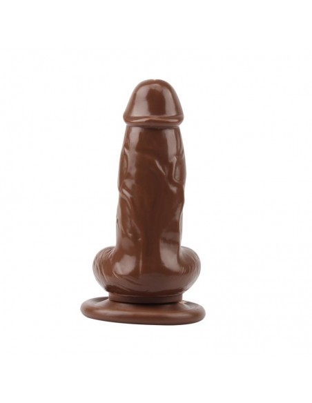Dildo Jumbo Jack 6 con Vibracion marron