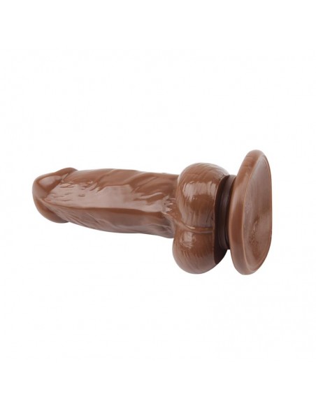 Dildo Jumbo Jack 6 con Vibracion marron