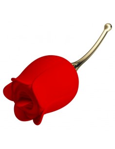 Rose Lover Estimulador con Vibracion y Licking 2