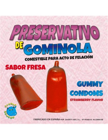 Preservativo de Gominola Sabor Fresa