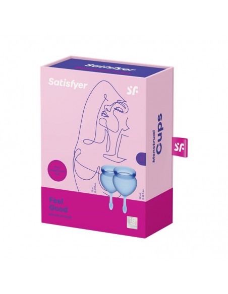Copas Menstruales Feel Good Dark Blue Pack de 2
