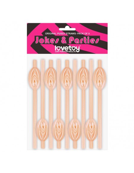 Pajitas de Vagina Pack de 9