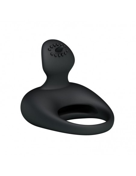 Pretty Love Anillo Vibrador Tonguo Negro