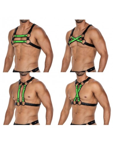 H4RNESS06 Arnes de Pecho 4WAY Verde Talla unica