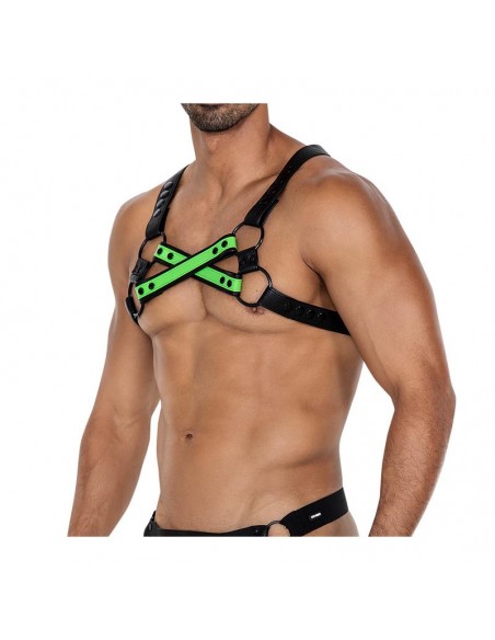 H4RNESS06 Arnes de Pecho 4WAY Verde Talla unica