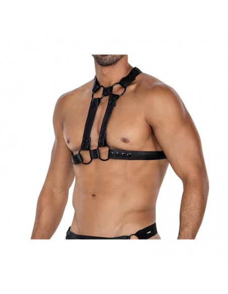 H4RNESS06 Arnes de Pecho 4WAY Negro Talla unica