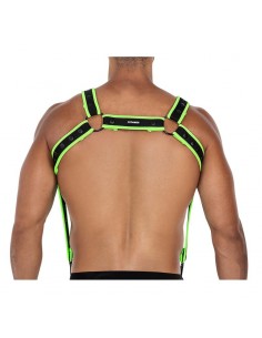 H4RNESS05 Arnes de Pecho Neon Verde Talla unica 2