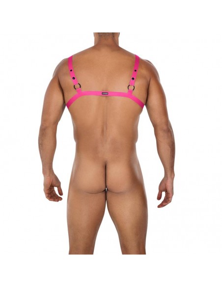 H4RNESS04 C Arnes Cruzado Ring Rosa Talla unica