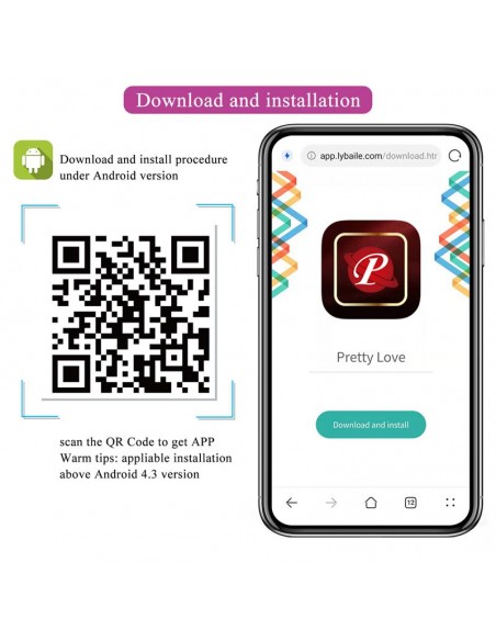 Ethan Vibrador con APP Purpura