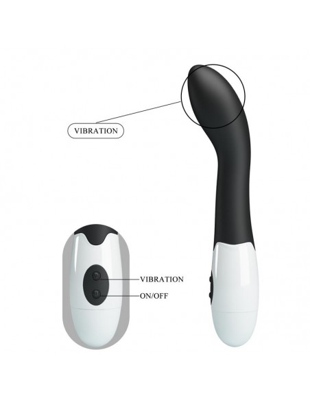 Vibrador Bishop 30 funciones Negro